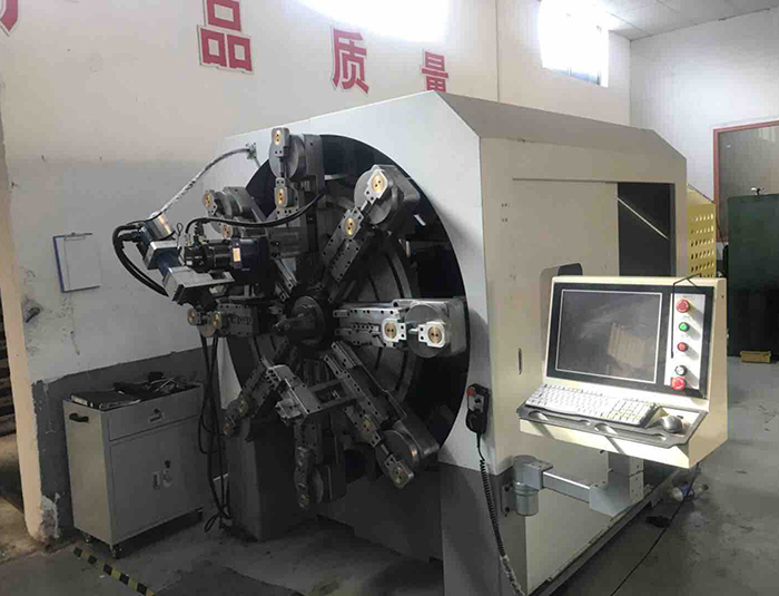 十三軸7mm數(shù)控彈簧成型機(jī)
