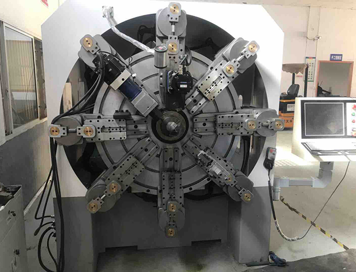 十三軸7mm數(shù)控彈簧成型機
